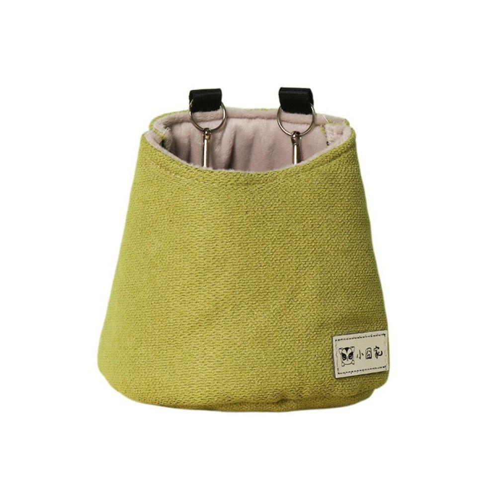 Cloth/Plush Winter Sugar Glider Pouch Opening Squirrel Bed Cage Hamster Hanging Bed  Winter