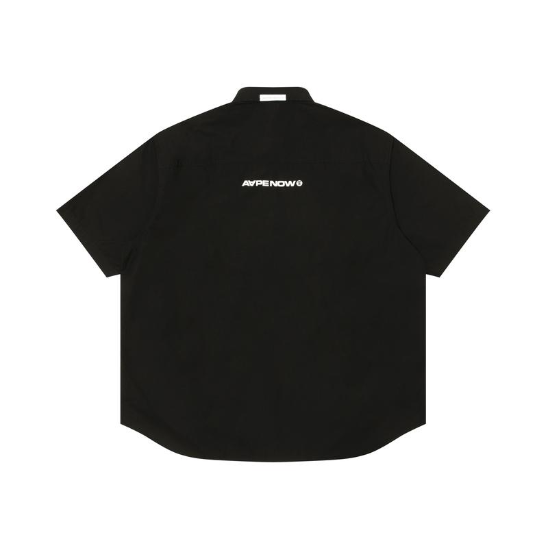 Aape Logo-appliqué Cotton Shirt AAPSRM8475XXM