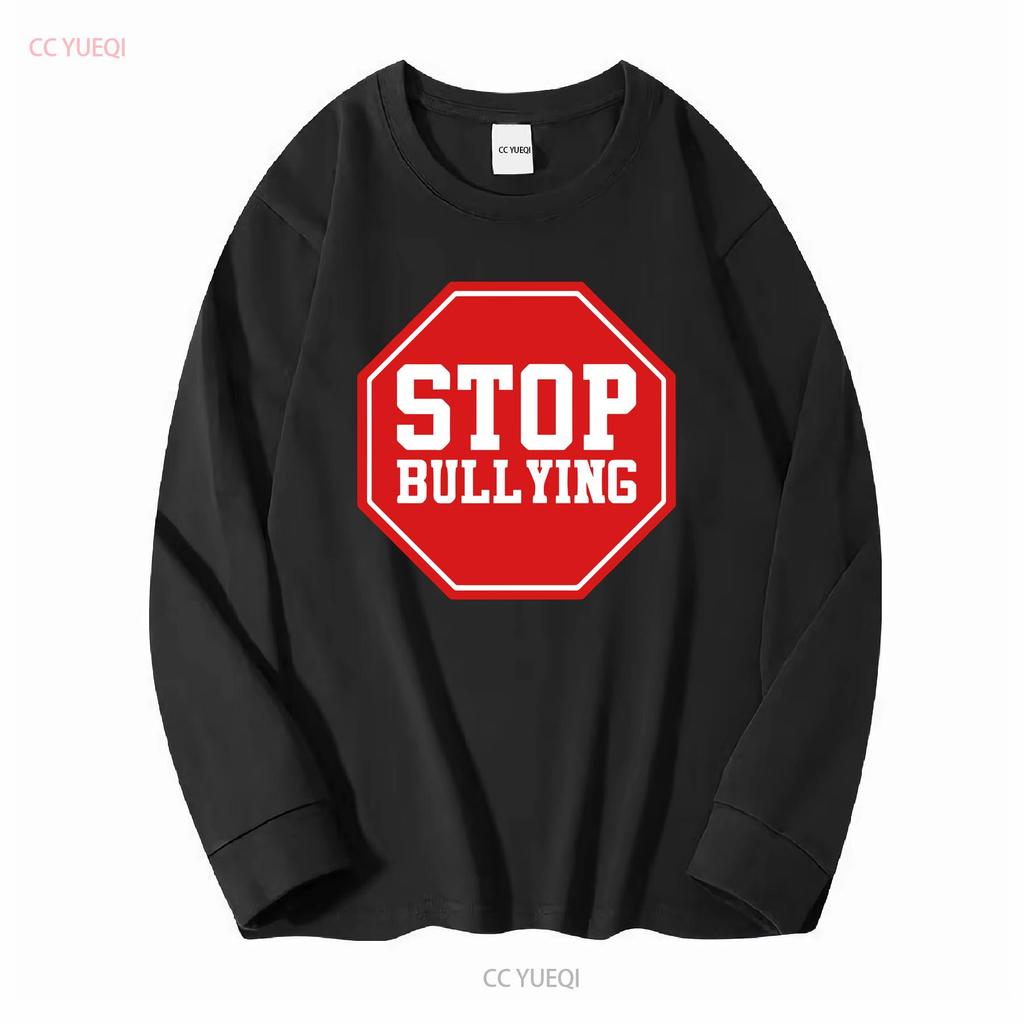Stop Bullying Softstyle T Shirt vintage Washed designer clothes fashion homme Comfortable Slightly streetwear