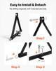 3 Point Trailer Hitch with Trailer Ball, 3 Pt Quick Hitch Attachment, Tractor Tow Drawbar Adapter, Compatible with Category 2 Tractor, Kubota,