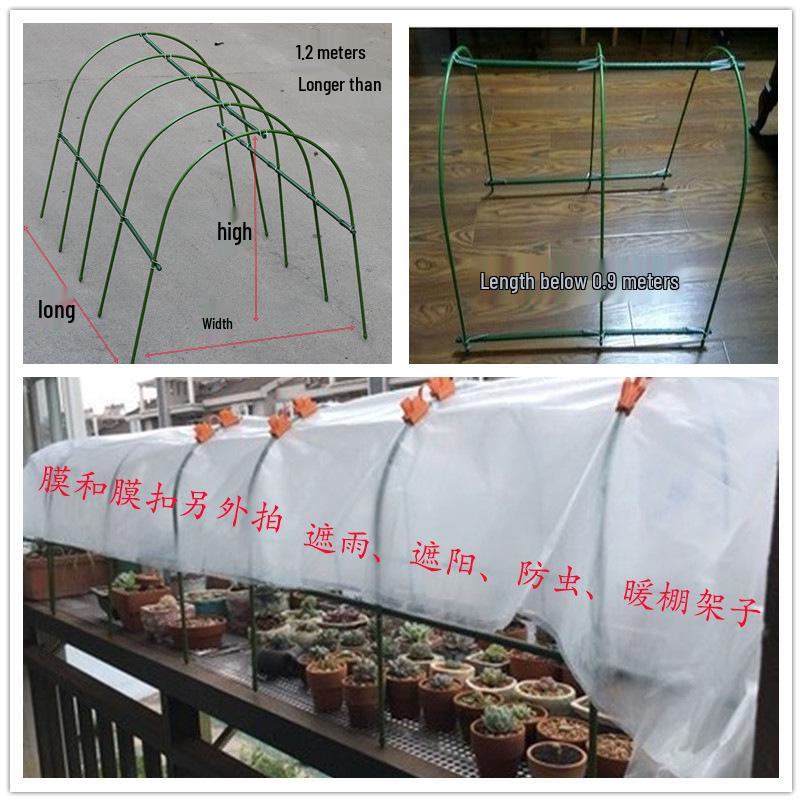 Plastic-Coated Steel Garden Support Pipe for Greenhouses and Vegetables