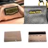 Used MIUMIUTote Bag black leather Women
