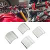 4pcs Conversion Shims Spacer 22mm 7/8Inch To 28mm 1-1/8Inch Handlebar Risers Clamp Shims Adapter Motorbike Metal Reducer