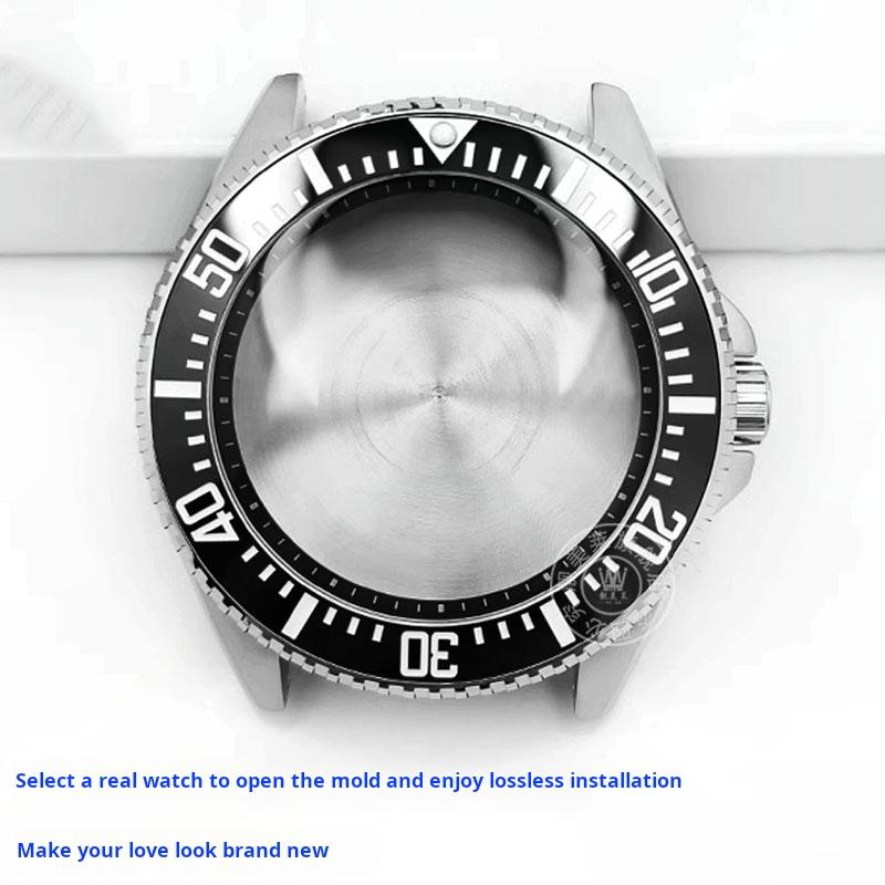 Pro Casio MDV-106 MDV-107 swordfish water ghost Šikmý Keramický Kroužek Luneta hodinek Kroužek lunety Digitální Stupnice Svítící Korálky Šikmý Kroužek Muži