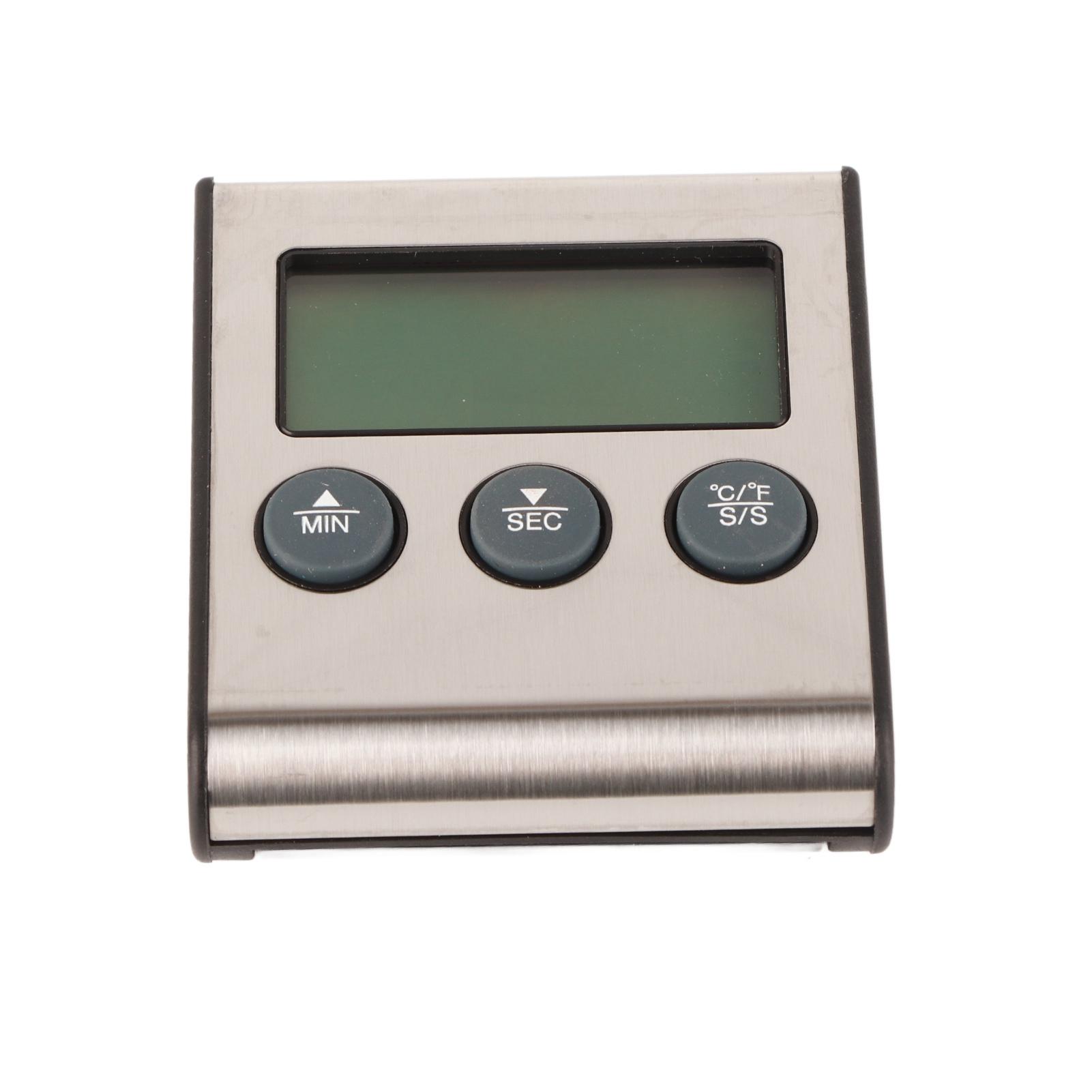 

Цифровой кулинарный термометр-таймер с ЖК-дисплеем Цельсия Фаренгейта W-зонд для барбекю, мяса, BBQ, еды