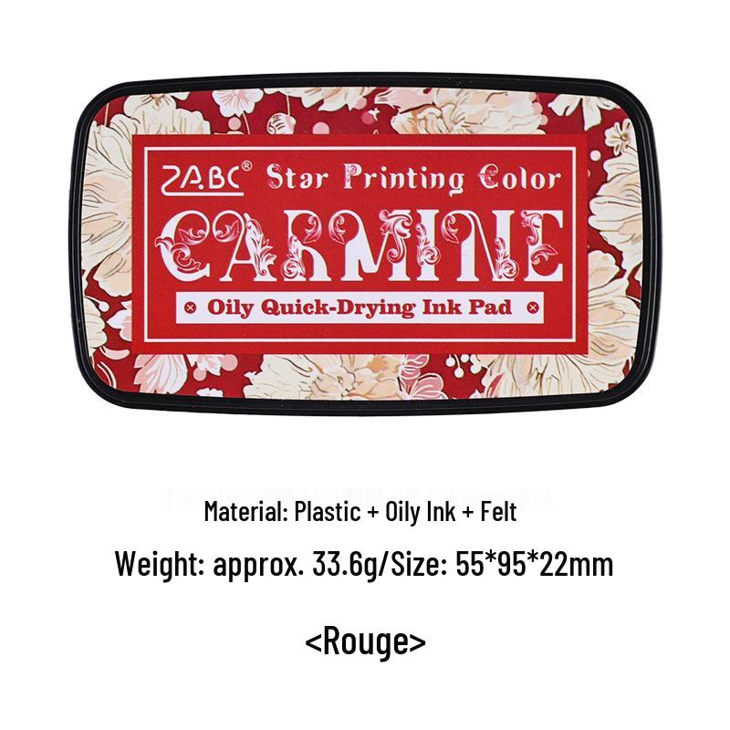 Retro Large Starry Sky Quick-Dry Oil-Based Ink Pad for Stamping and Fingerprints