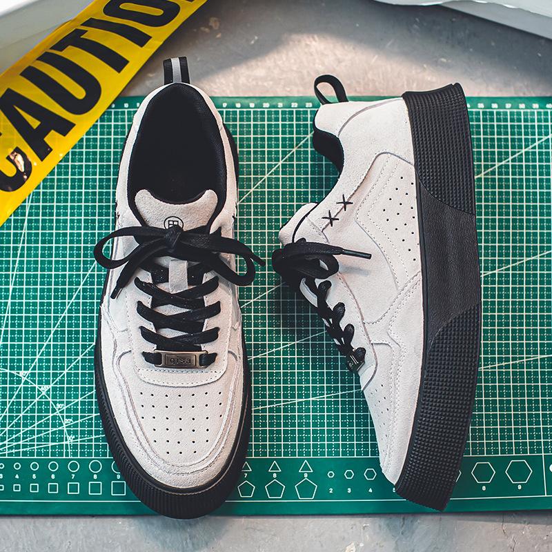 3015 tooling shoes trendy men wear cowhide single product high-end board shoes original patch design casual shoes trend