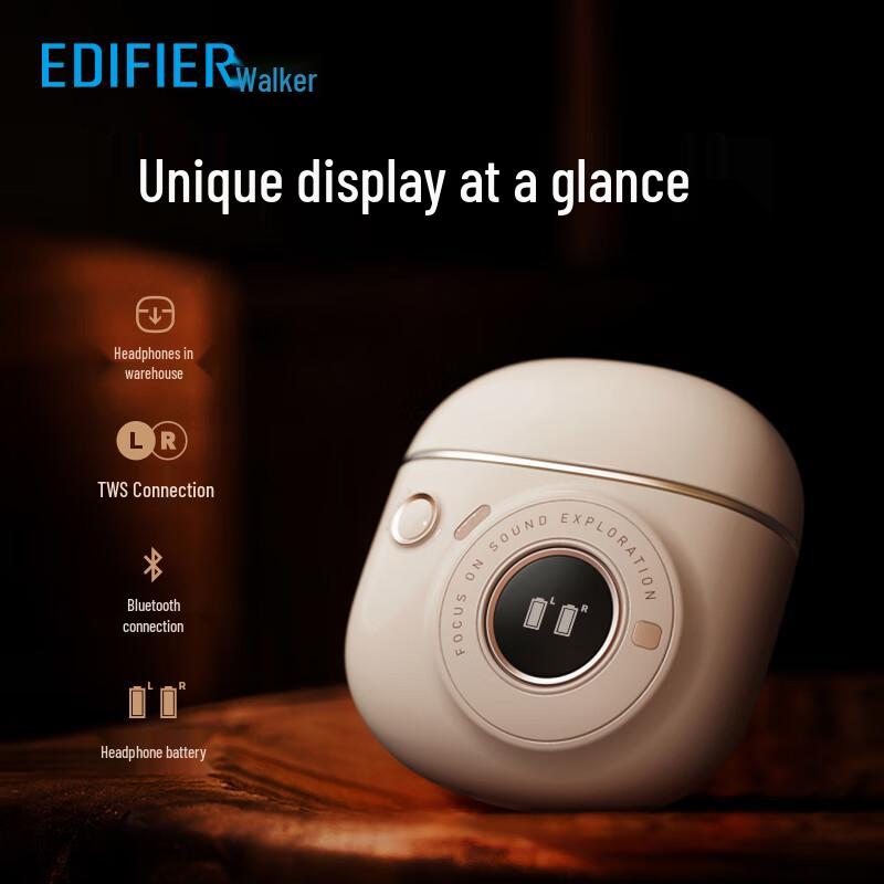 EDIFIER True Wireless Bluetooth 5.2 Semi-in-ear Headphones