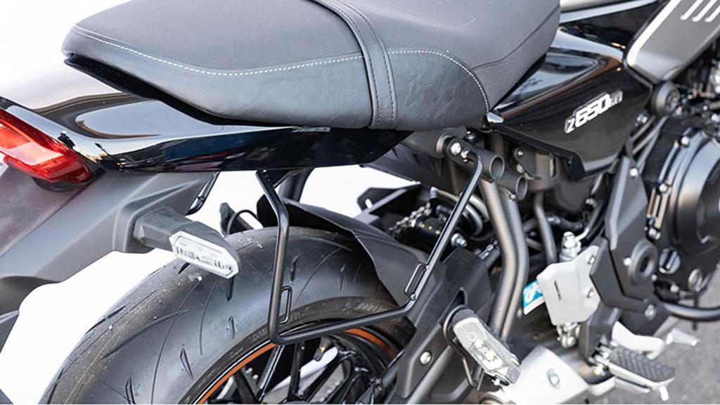 Kijima Bike Parts Side Bag Support Steel Z650RS Left and Right Set Black ('21-/8BL-ER650M) 210-4983
