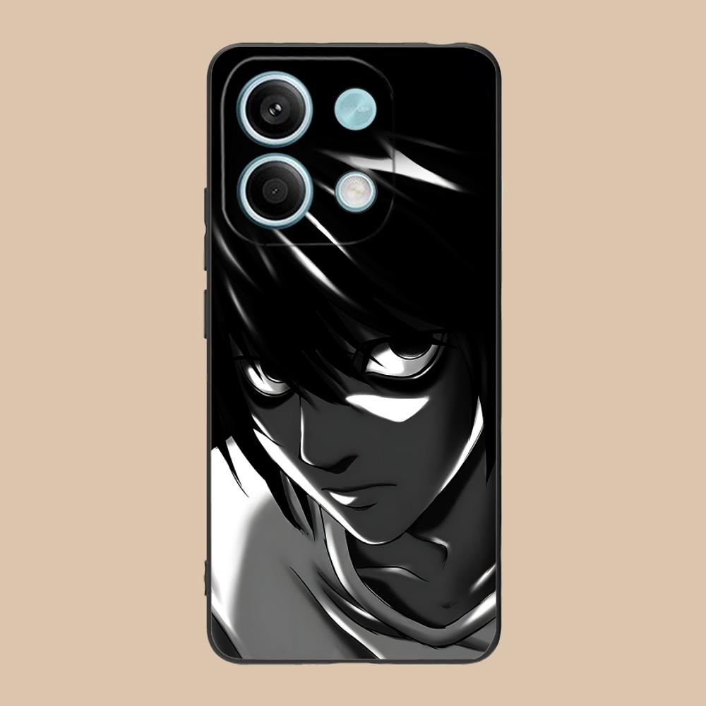 Death Note L Lawliet Mobile Phone Case for Xiaomi 15 14 13 12 Mi 11 T Ultra Lite Pro S X 5G Colorful Printing Cover Cover Pretty