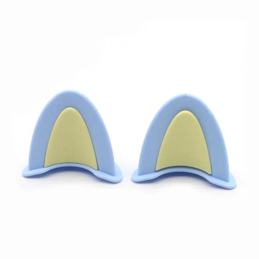 2pcs Cute Motorcycle Helmet Cat Ears Electric Car Motocross Stickers Driving Styling Universal Helmet Decoration Accessories