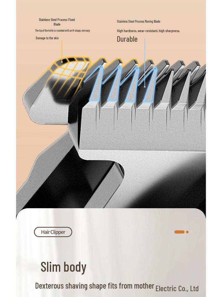 Pro Home Electric Hair Trimmer: Barber-Grade Clipper & Shaver