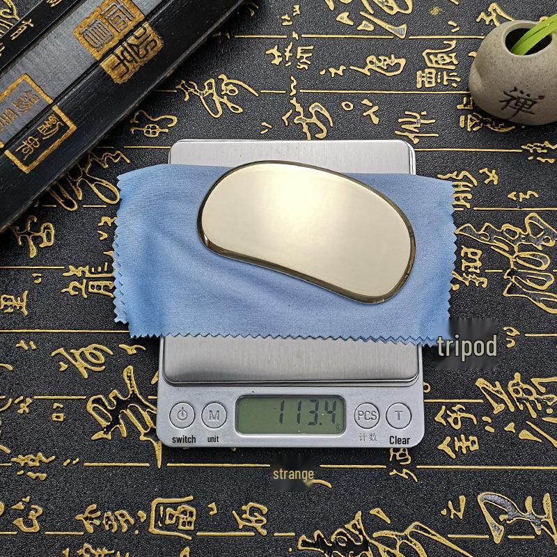 Genuine Pure Brass Tai Chi Gua Sha Board for Full Body Massage