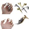 5pcs Finger Ring Metal Nails For Fingers Easy Braiding Hair Tool Finger Claws