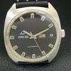 VINTAGE ENICAR AUTOMATIC 1147 SWISS MENS BLACK COLOR DIAL WATCH A700145-5