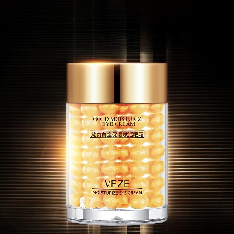 24K Gold Eye Cream Moisturizing Anti Puffiness Anti Wrinkle Remove Dark Circle Anti-Aging Women Eye Care
