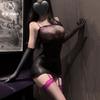 Rose Lace Tube Top Suspender Skirt Sexy Horse Oil Silky Sexy Lingerie Expected Tight Hip Skirt E88