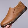 Leather shoes men's spring leather business dress small leather shoes foreign trade casual soft leather soft sole British loafers