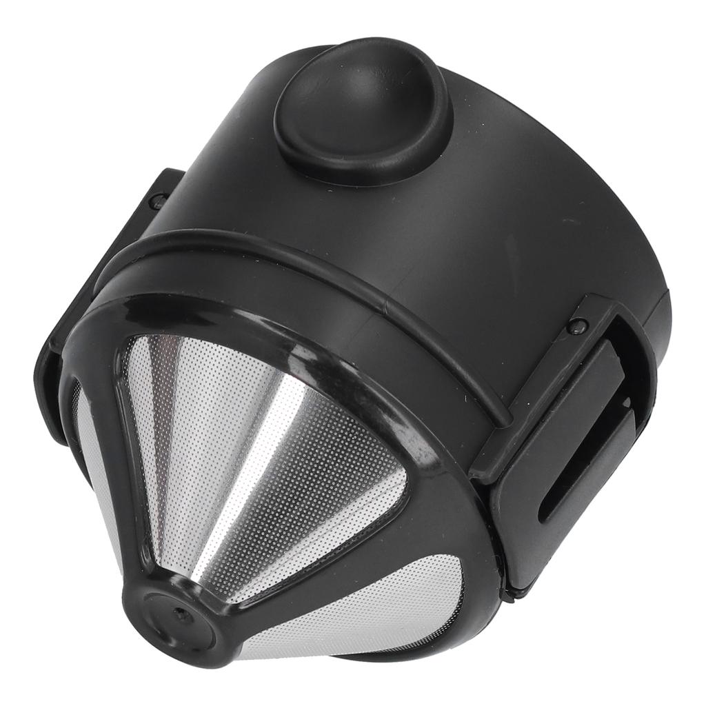 Kegelförmiger Kaffeefilter Edelstahl Faltbar 2-lagiger Kaffeetropfer Werkzeug für Heim- und Bürogebrauch