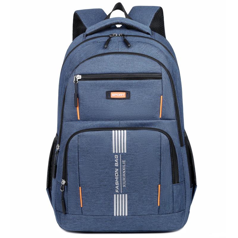 New backpack fashionable primary and secondary school school bag large capacity simple leisure travel computer backpack