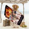 Messi Customize Text Beach Towel Super Soft & Absorbent Perfect for Traveling Yoga Camping and Swimming