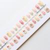 Silver-Plated Cartoon Bear Pet Nail Tips with Handmade Diamonds