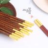 Ruhan Extended Wenge Wood Serving Chopsticks, 3-Pack