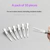 Acrylic Nail Extension Positioning Clips French Style 10pcs Sturdy Tool Kit for Manicure Pedicure Quick and Precise Nail Art at Home