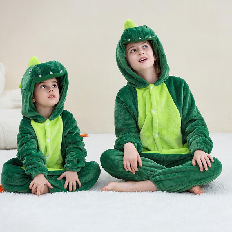Michley Kids & Teens Animal Flannel Onesie - Homewear & Party Outfit