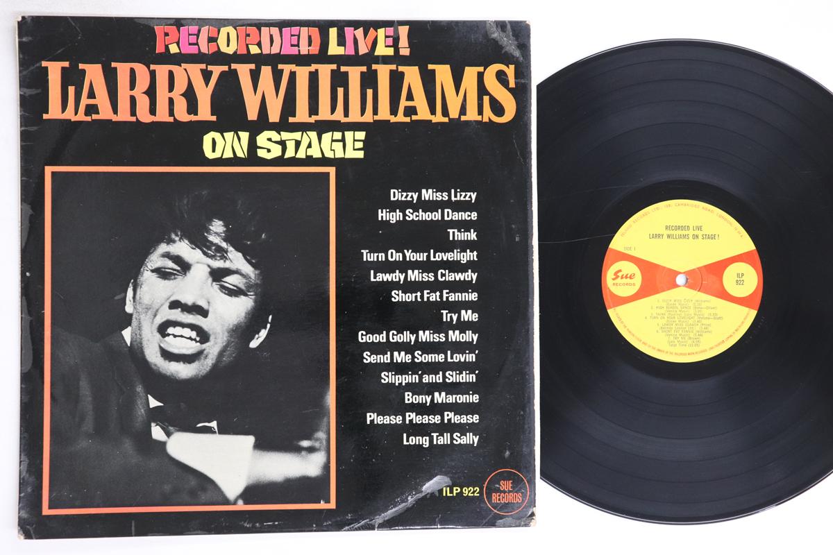 

LP Record LARRY WILLIAMS - Larry Williams On Stage! Recorded L ILP922 SUE 1965 UK Rock Used