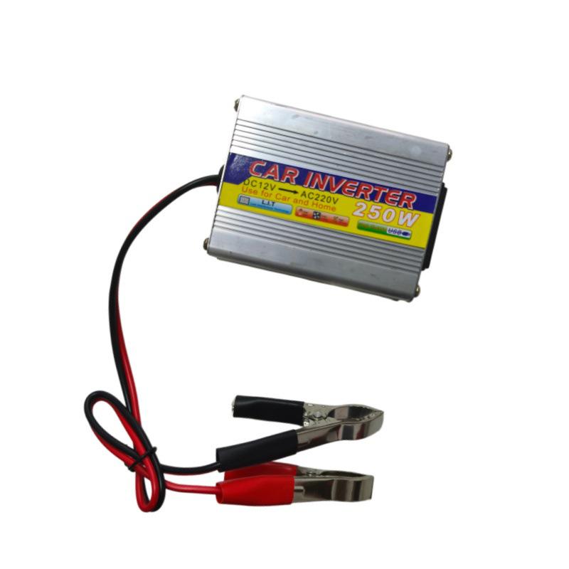 250W European Solar Inverter AC220V Power Converter with Mobile Phone Charging