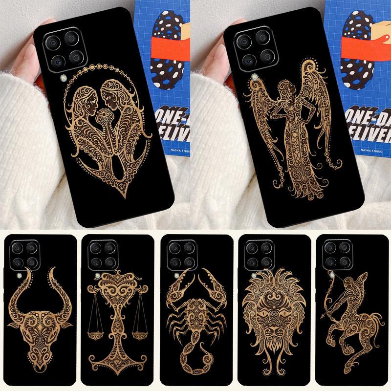 Zodiac Signs For Samsung Galaxy M15 M35 M21 M16 M06 M33 M13 M53 M11 M31 M55 M14 M34 M54 M12 M32 M52 Case