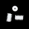 W3.5x5mm 0.8A 0.3M Worm Pinion Hole 0.75mm Plastic Helical Gear Aircraft Toy Accessories Technology Parts
