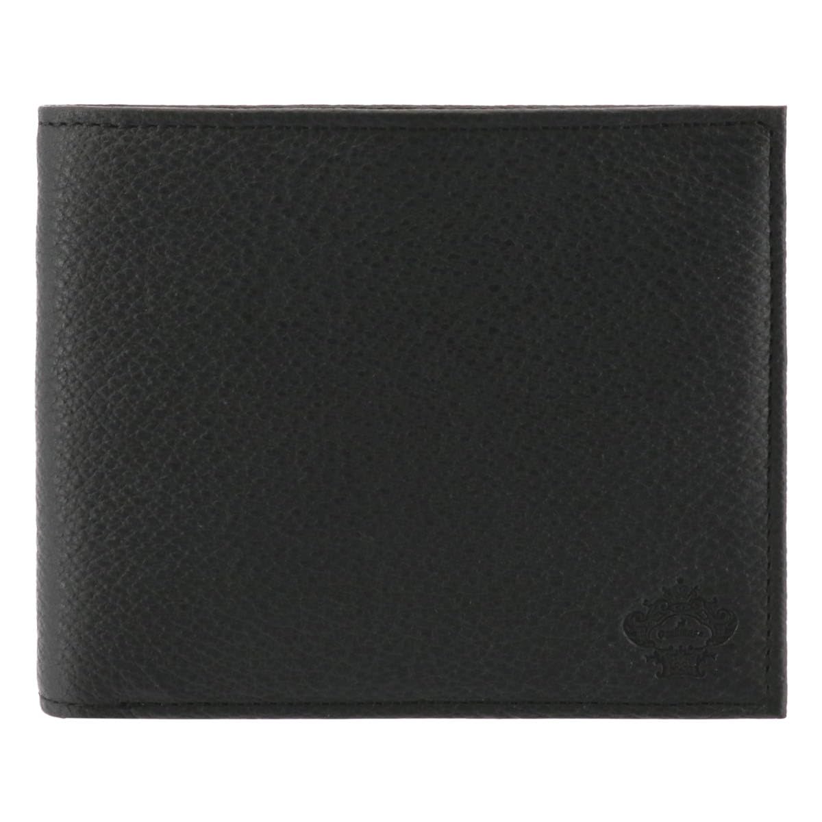 

Bifold Wallet Genuine Leather Pointed Made in Japan Mini Wallet Cowhide Leather Black [Orobianco] Men s ORS-131540 [05]