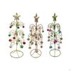 Christmas Tree Desktop Xmas Tree, Crafts Art with Bell Ornament for Table Centerpiece Bedroom Home