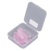 5pairs Shell Pink Lash Lift Rod Silicone Soft Extra Wide Auxiliary Tools Self Adhesive Eyelash