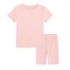 1-13 Years Kids Ribbed Structure T-shirt and Shorts Set Casual Loungewear