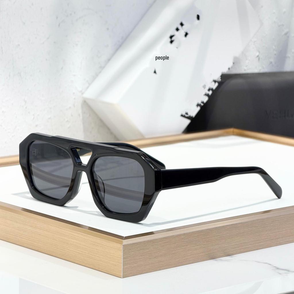 RIVER Fashion Handmade Square Sunglasses - Trendy Sun Protection for Men & Women