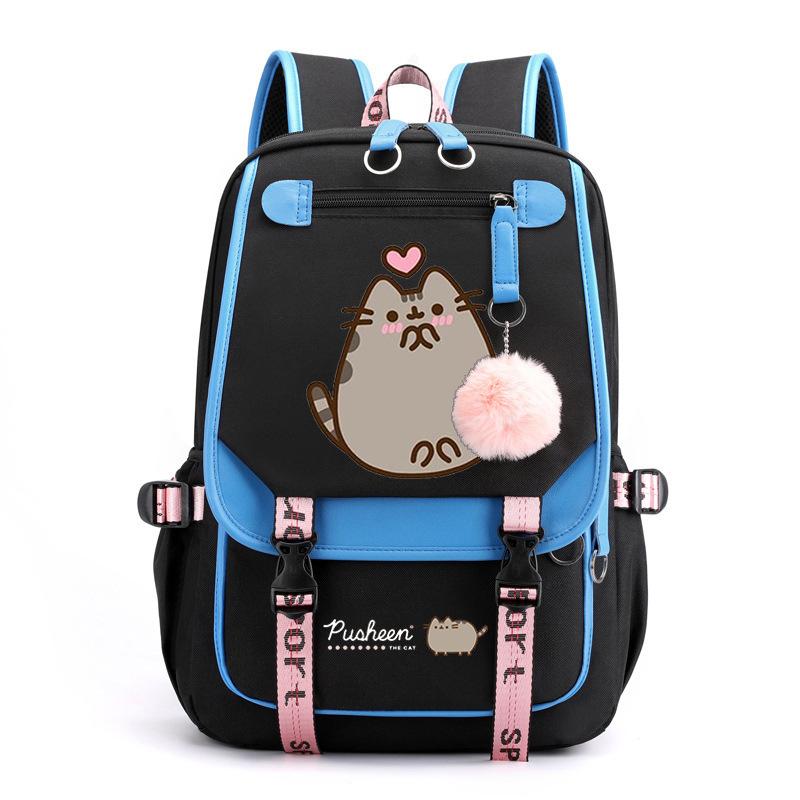 Cartoon Cute Printed School Bag Outdoor Travel Oxford Cloth Backpack