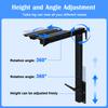 Abnehmbarer Wohnmobil-Tischbein-Schwenkfuß für Marine-Klapptische und Höhenverstellung Teleskop-Tischbein aus Aluminiumlegierung für Wohnmobil-Reiseanhänger 10