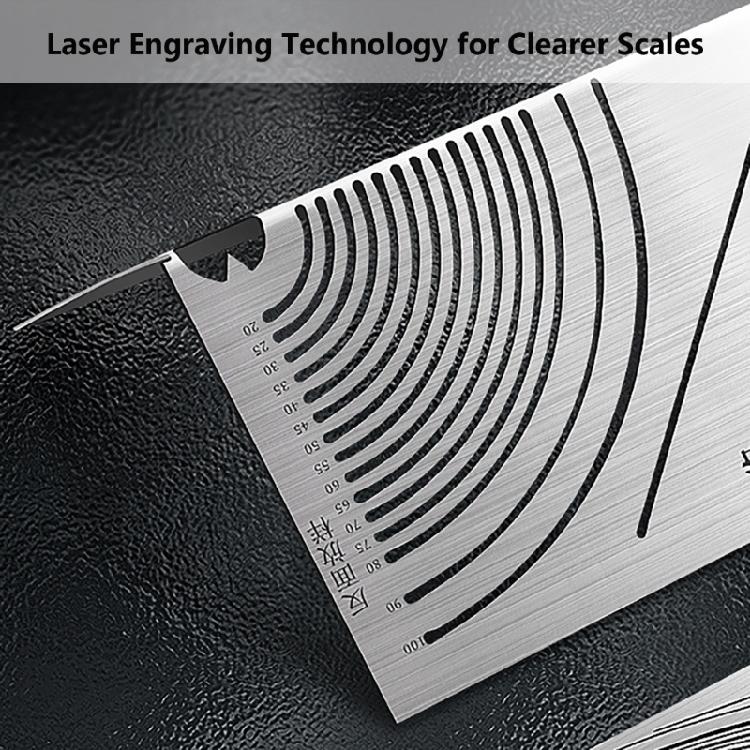 Stainless Scriber Multifunction Marking Tool Marking Ruler Angles & Marking Tool Drawing Tool for Metalworking