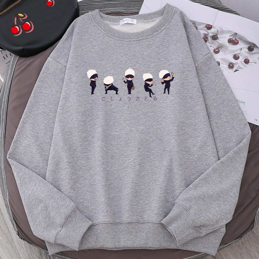 Jujutsu Kaisen Gojo Anime Men's Loose Hoodie