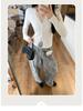 Elegant V-Neck Korean Style Knit Cardigan with Lace Trim for Women, Slimming Autumn Long-Sleeve Top