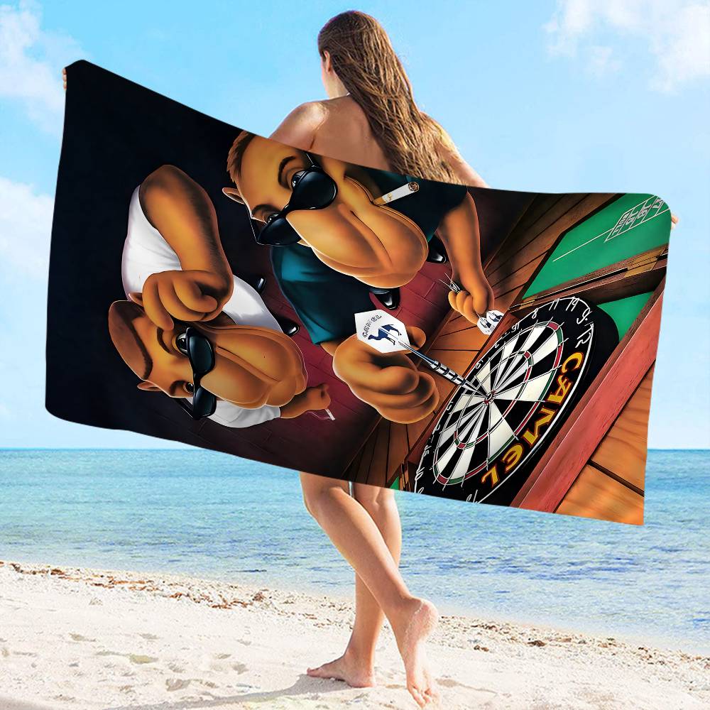 Cool C-Camel Bath Towel Microfiber Soft Water Absorbing Breathable For Girl Kids Decorative Cartoon Beach Towel