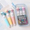 1/3pcs Colorful Drawing Ballpoint Pen 0.5mm 10 In 1 Roller Ball Pen Spot Liner Marker Highlighter Office School