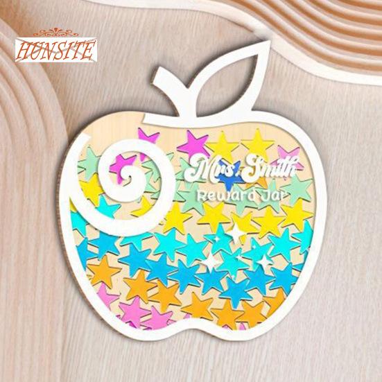 Magnetická nádoba na odměny Stars, barevné žetony, nástroj pro správu třídy