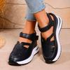 Fashion 2025 New Summer Closed Toe Women's Sandals Fashion Plus Size Casual New Hollow Out Light Comfortable Platform Sandals Zapatos