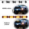 Amber / White / Red LED Raptor Style Front Grille Light w/ Wiring Harness Assemblies For Toyota Tacoma w/TRD Pro Grill 2016-up