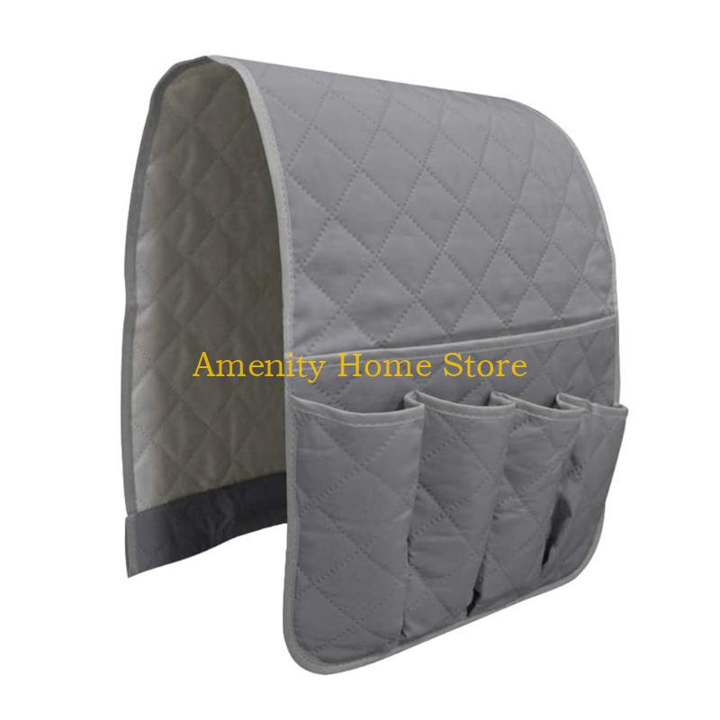 

F26C Comfortable Sofa Storage Bag Multifunctional Felt Storage Holder Sofa Armrest Pouches for Home Organization Needs