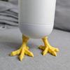 Chicken Claw Porcelains Holder 3D Printed White Chick Feet Figurine Statue Sculpture Office Bookshelf Desktop Decoration White